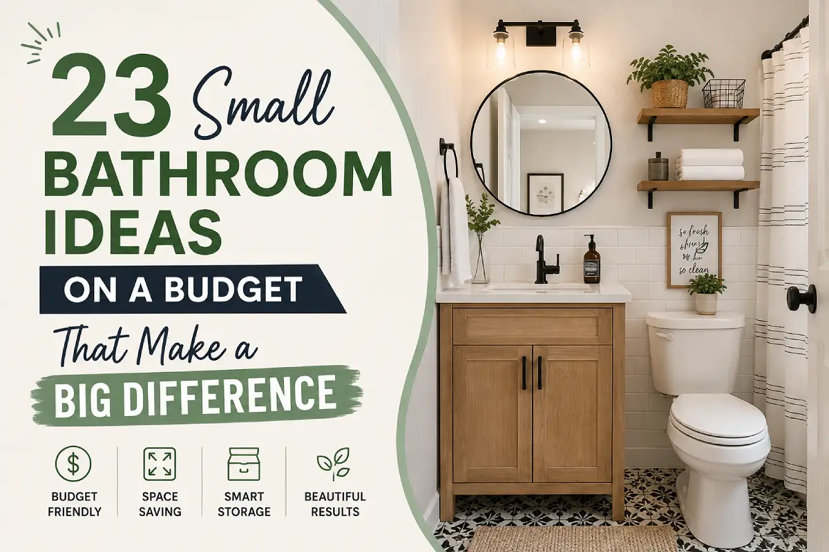 23 Small Bathroom Ideas on a Budget That Make a Big Difference