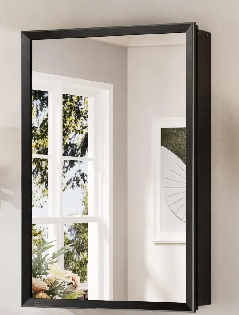 Medicine Cabinet With Mirror and Adjustable Shelves