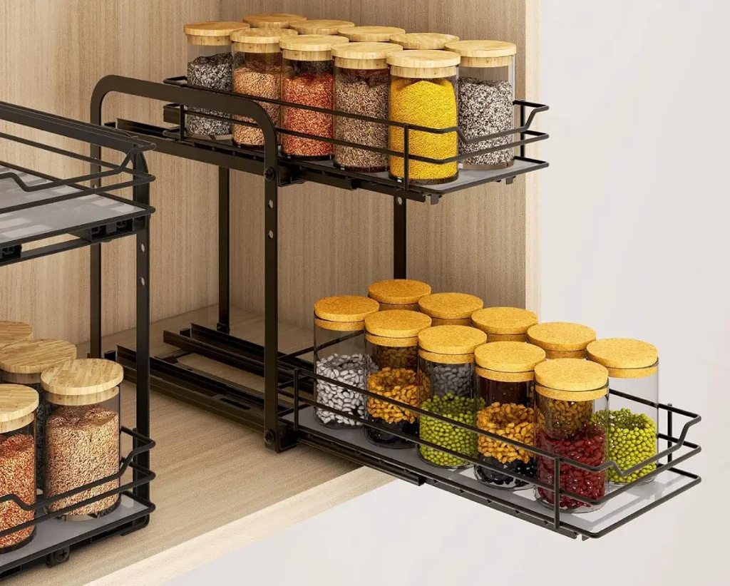 Pull-Out Cabinet Spice Organizer