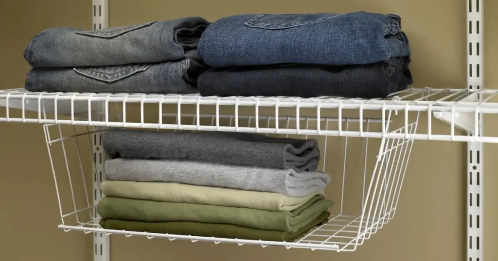 Under-Shelf Hanging Wire Basket